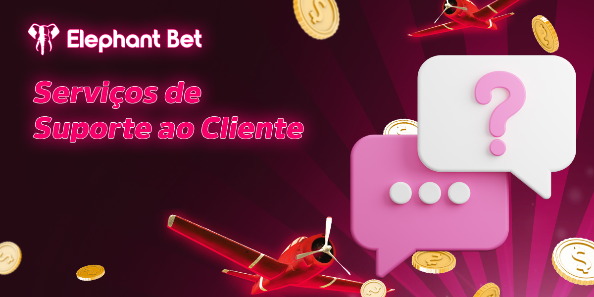 Serviço de suporte do casino online Elephant Bet na aplicação móvel Elephant Bet